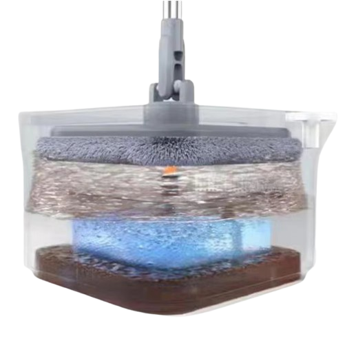 360° Rotating Spin Mop with Clean/Dirty Water Separation System