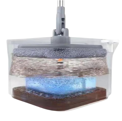 360° Rotating Spin Mop with Clean/Dirty Water Separation System