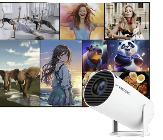 Portable Android 4K HY300 Pro Projector