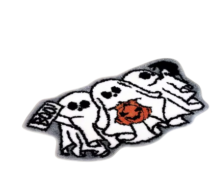 Non-Slip Ghost & Pumpkin Cartoon Area Rug