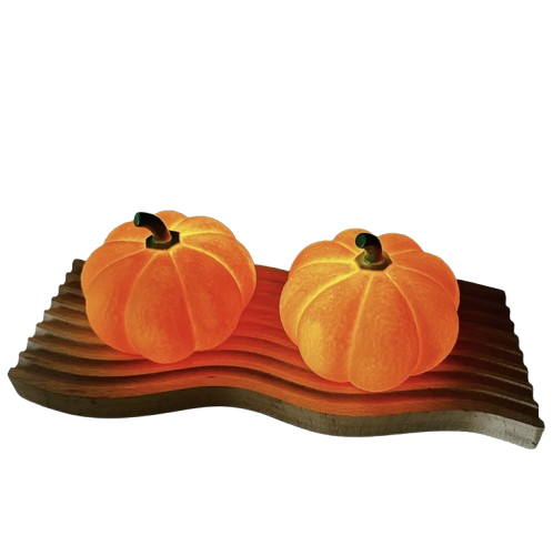 Pumpkin-Shaped Night Light