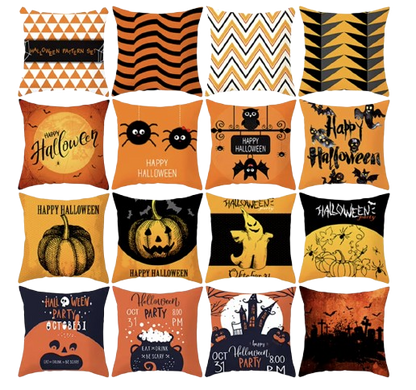 Halloween Pumpkin Cushion Cover