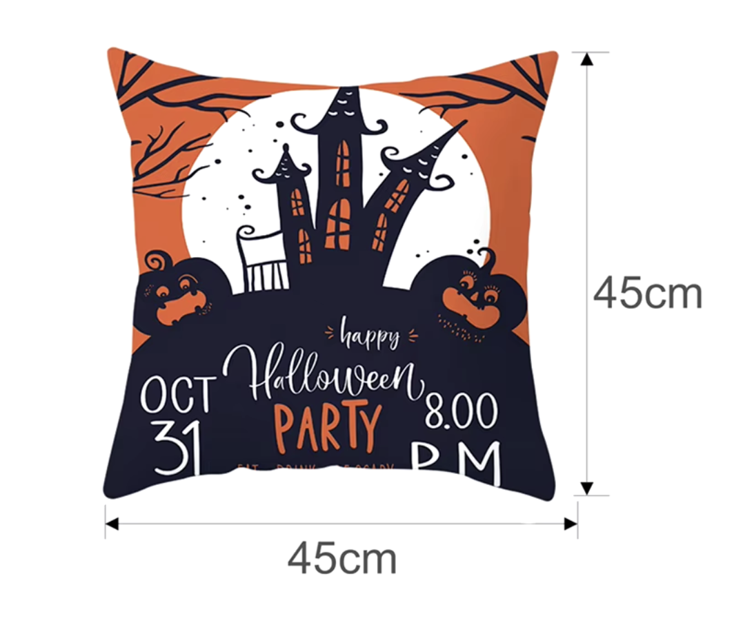 Halloween Pumpkin Cushion Cover