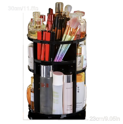 Rotating Cosmetic Storage Rack