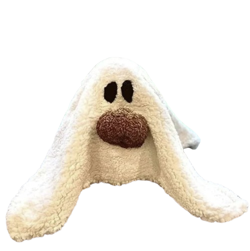 Ghost with Pumpkin Pillow