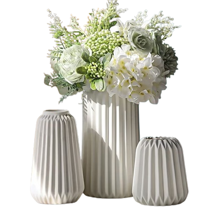 Origami Design Ceramic Flower Vase