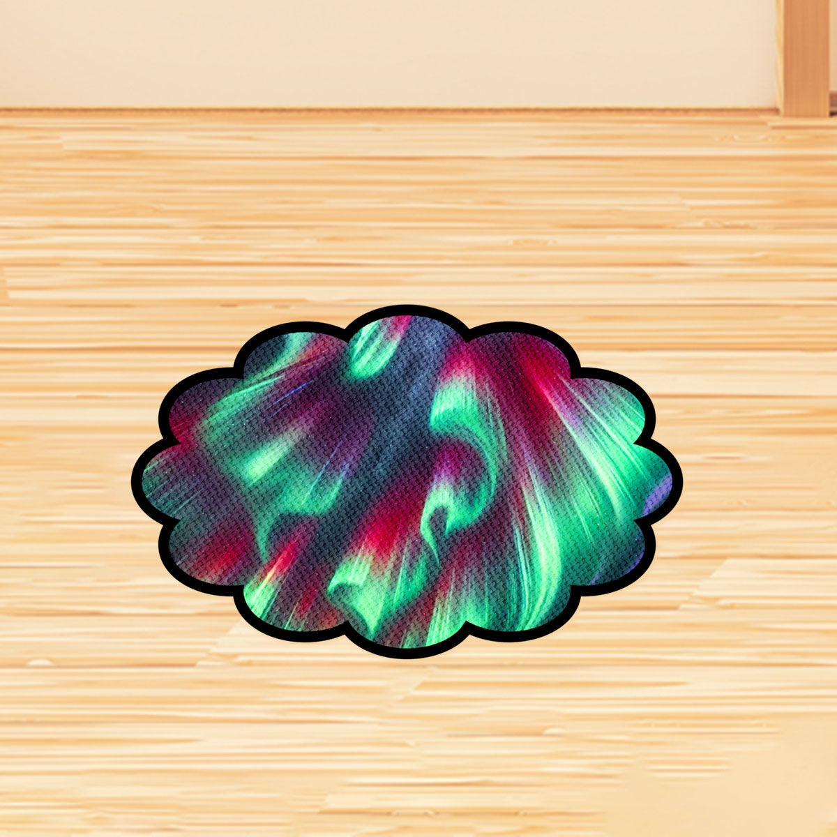 Custom Shaped Mat - Aurora Cloud