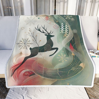 Blanket - Abstract Deer