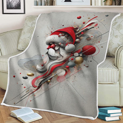 Blanket - Abstract Santa